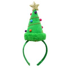 Velvet Christmas Tree Headband