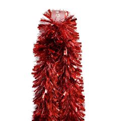 2m Chunky Mixed Cut Garland Red