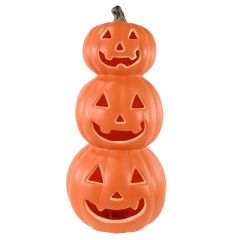 LED Jolly Pumpkin Stack 50cm