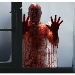 Bloody Zombie Window Decal