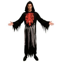 Adult Dark Evil Skeleton Costume