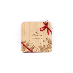 Christmas Bamboo Chopping Board - Online Offer Only