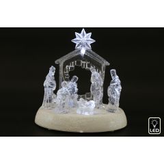 Christmas LED Nativity Scene Ornament