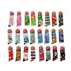 Men's Festive Christmas Socks - Assorted