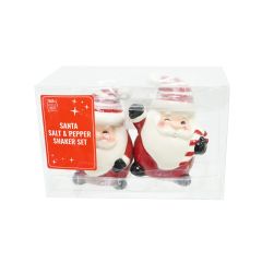 Santa Salt and Pepper Shaker Set 2 Piece