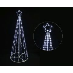 White LED Flexi Strands Christmas Tree 1.8m