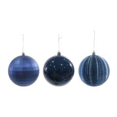 Showing the 6pk Baubles 10cm Navy