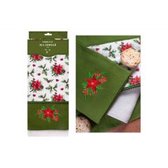 Christmas Holly Tea Towels 3 Pack - Online Offer Only