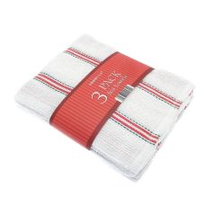 Christmas Tea Towels 3 Pack Deck the Halls - Online Offer Only