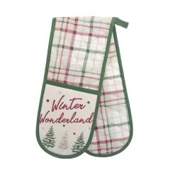 Christmas Winter Wonderland Double Oven Glove