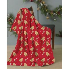Christmas Wishes Robin Wipe Clean Tablecloth 132x230cm