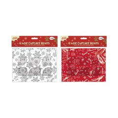 Christmas Cupcake Boxes 2 Pack