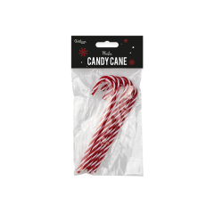 Plastic Candy Cane Decorations 15cm - 6pk