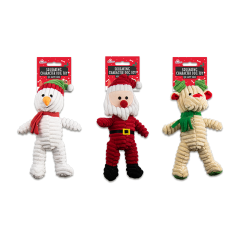 Squeaking Christmas Character Dog Toy