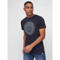 Yhappy Men's T-Shirt Navy by Duck & Cover