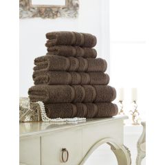 Zero Twist 100% Cotton Towel - Cocoa at Guineys Ireland