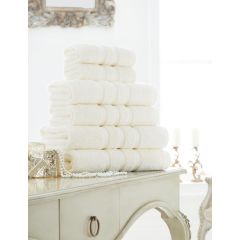 Zero Twist 100% Cotton Towel - Cream at Guineys Ireland