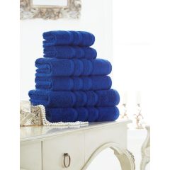 Zero Twist 100% Cotton Towel - Blue at Guineys Ireland