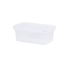 Crystal Plastic Storage Box & Lid 1.1 Litre by Wham