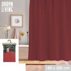 Shower Curtain Red 180x200cm