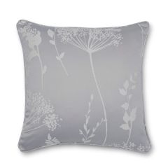 Meadowseet Floral Silver Filled Cushion by Catherine Lansfield