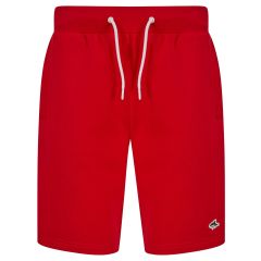 Le Shark Cotton Rich Shorts Chinese Red