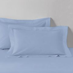 Elegance Oxford Pillowcase Pair Light Blue
