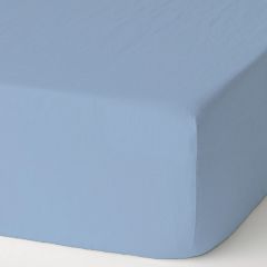 Elegance Fitted Sheet Light Blue