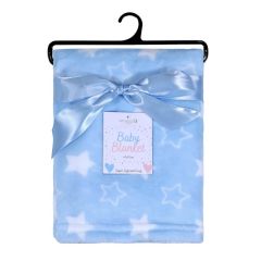 Stars Blue Baby Blanket/Wrap by Adore Home