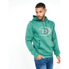 Bromley Organic Men's Hoodie Green by Duck & Cover