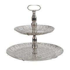 Silver Coloured Cake Stand
