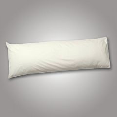 Plain Dyed Bolster Pillowcase Cream
