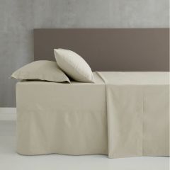Catherine Lansfield Easy Iron Percale Fitted Sheet Cream
