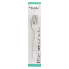 Everyday Purity 4 Piece Table Fork Set by Viners