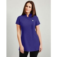 Women's One Button Tunic - Purple