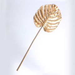 Artificial Gold Palm Leaf 112cm