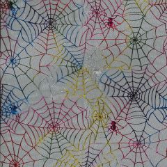 Fabric Rainbow Spider Web Net H030