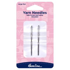 Hemline Metal Wool & Yarn Needles Large Eye
