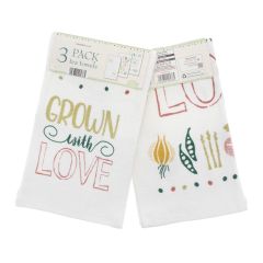 Grown With Love Tea Towels 3 Pack