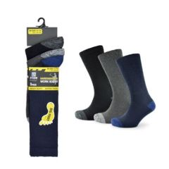 Men's 3 Pack Big Foot Crew Socks