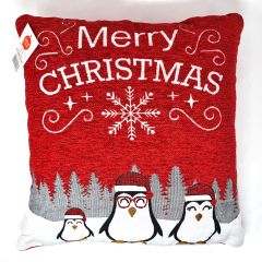 Penguin Family Cushion Cover