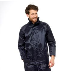 Men's Navy Waterproof Rain Jacket