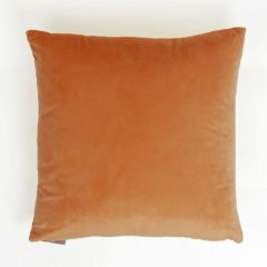Velvet Cushion Cover Orange 22''