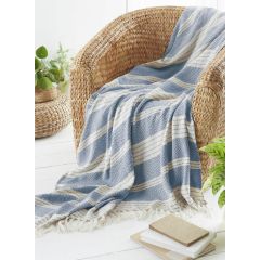 PET Recycled Throw Navy 200x240cm by Country Club