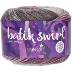 Batik Swirl Yarn 3730 Purple Mist