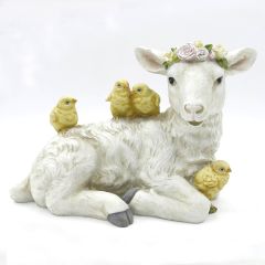 Lamb With Chicks Ornament