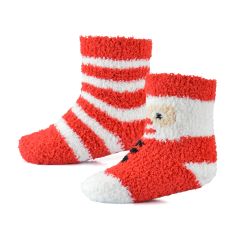 Christmas 2 Pack Socks Santa Red Stripe