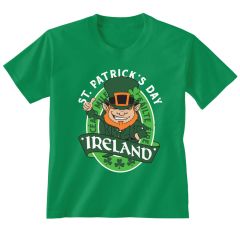St. Patrick's Day Kids T-Shirt Leprechaun
