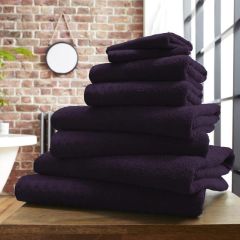 100% Cotton Waffle Towels Purple