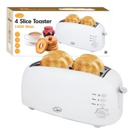 Quest White Slice Toaster 1400 Watt